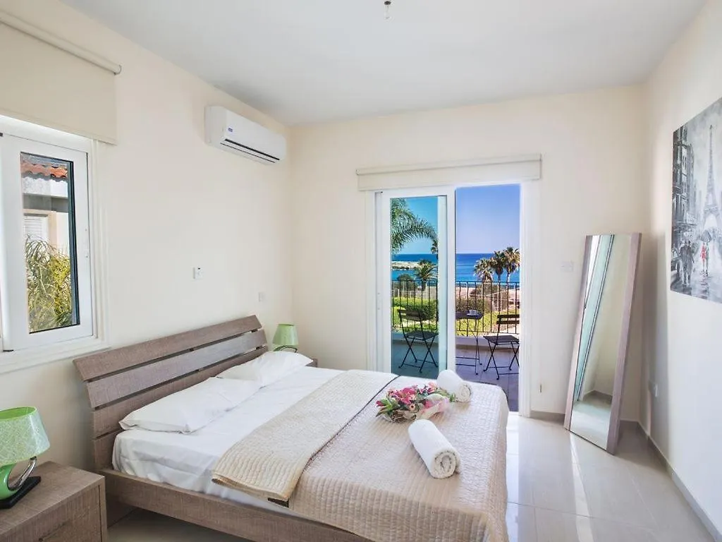 Villa Mesogi Seafront Stunning 4Bdr Fontline Protaras Villa